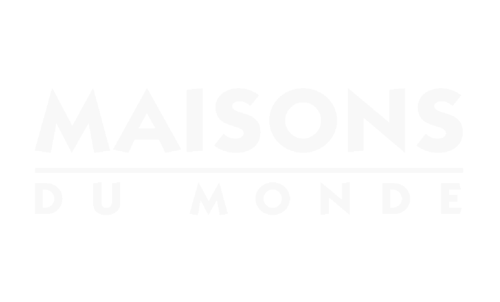 Logo Maisons du monde blanc