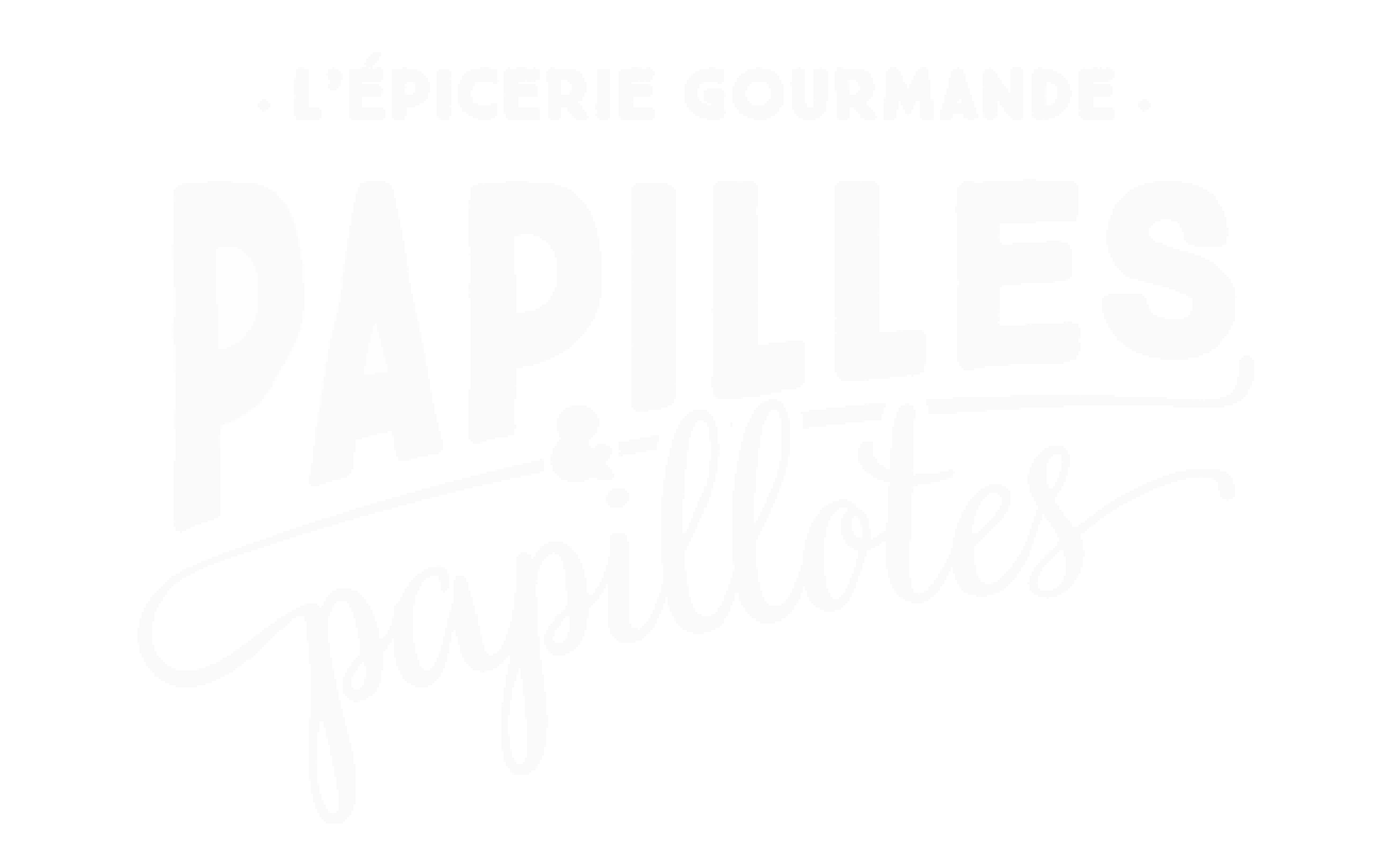 Logo Papilles et papillotes blanc