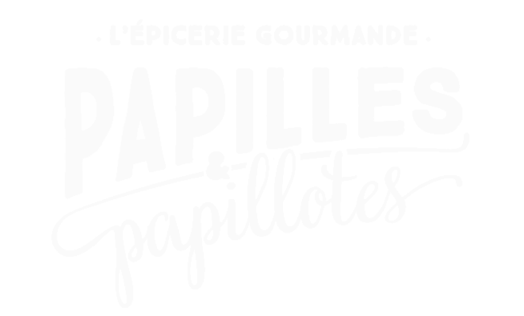 Logo Papilles et papillotes blanc