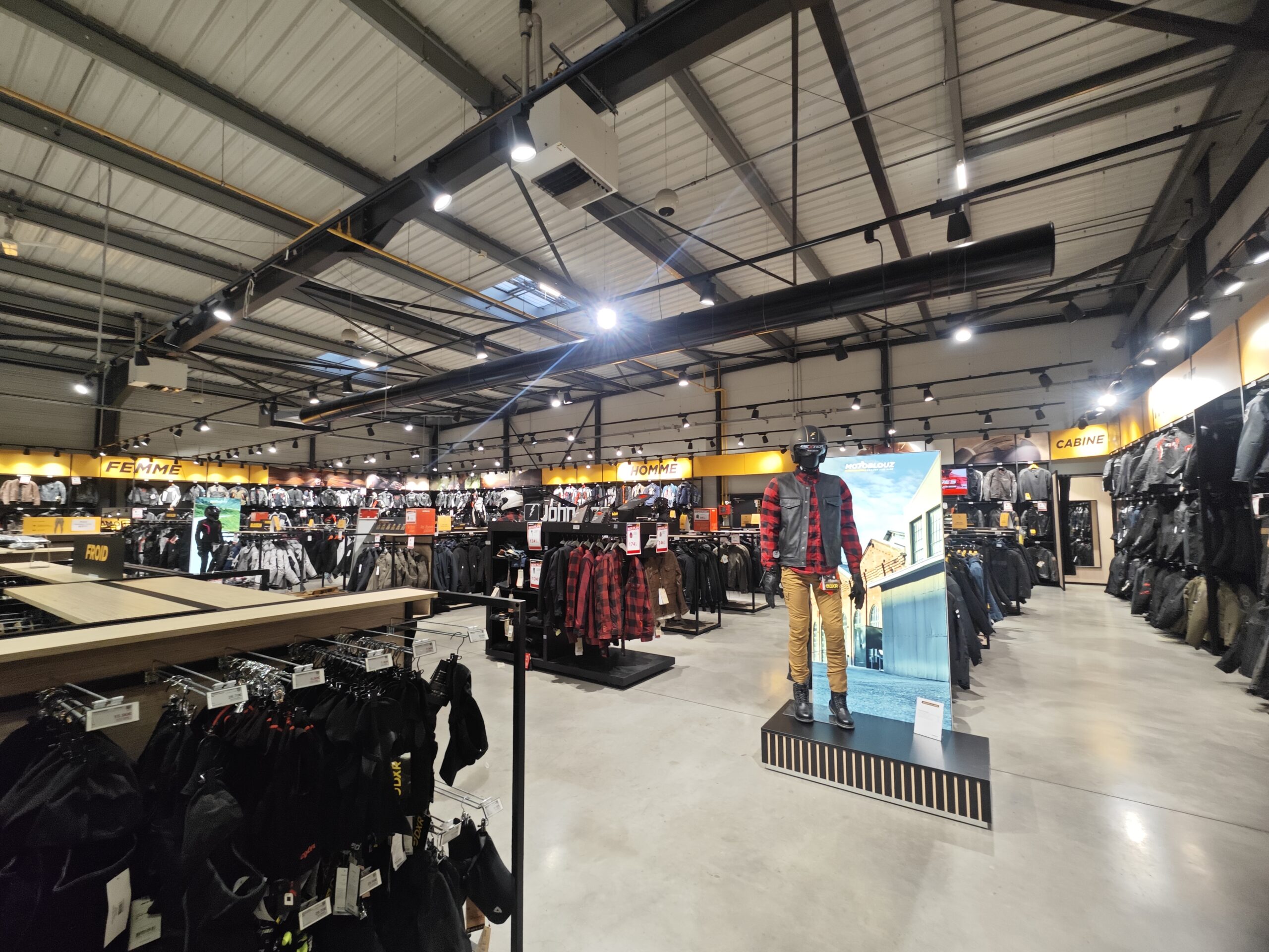 Vue globale magasin