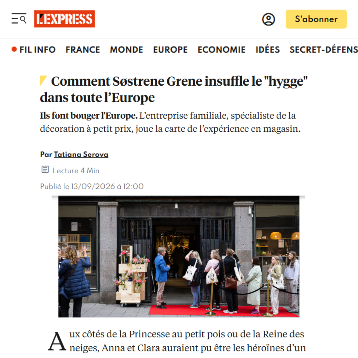 article l express Emilie Miquelestorena Another retail consultant expert merchandising
